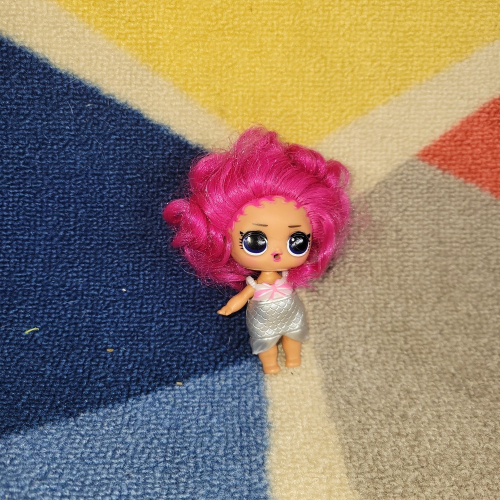 LOL Surprise Doll Mermaid Pink Hair Silver Dress Collectible‎ Toy